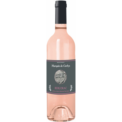 MARQUIS DE GERLYS Bergerac AOP rose France л.