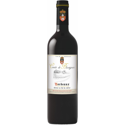 CONTE DE BLAVIGNAC Bordeaux AOP rouge fut de chais 75cl France л.