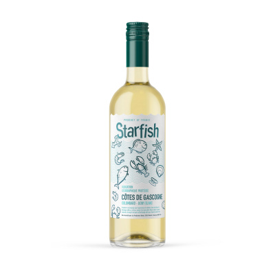 STARFISH IGP Cotes de Gascogne Colombard-Ugny Blanc 0.750 л.