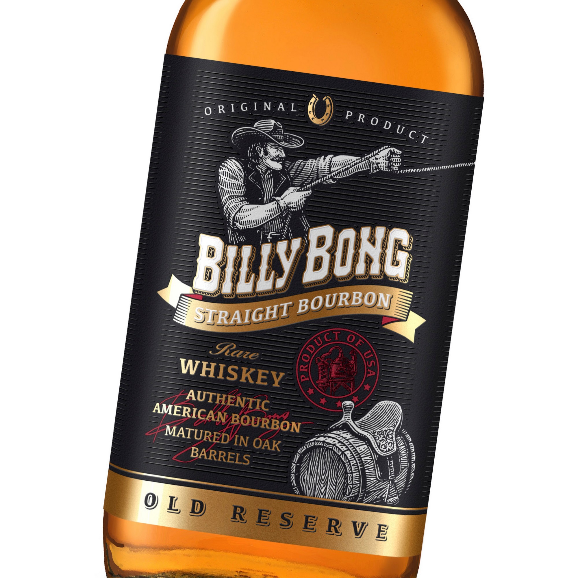 BILLY BONG Straight Bourbon 70cl 0.700 л.