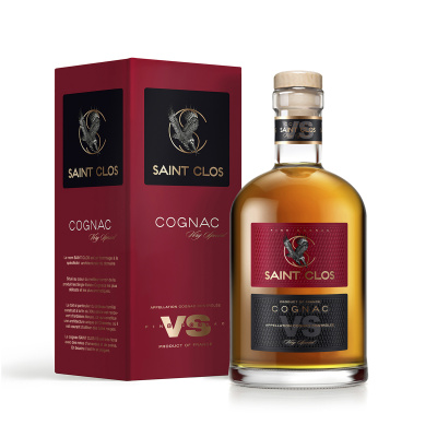 SAINT CLOS Cognac VS + giftbox 50cl 0.500 л.