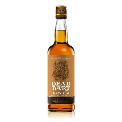 DEAD BART Black Rum 70cl Guatemala, Jamaica л.