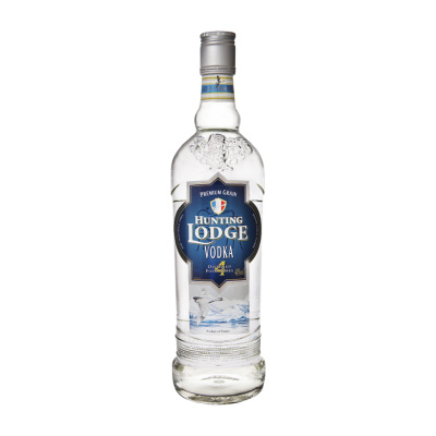 HUNTING LODGE premium vodka 4 times distilled 100cl France л.