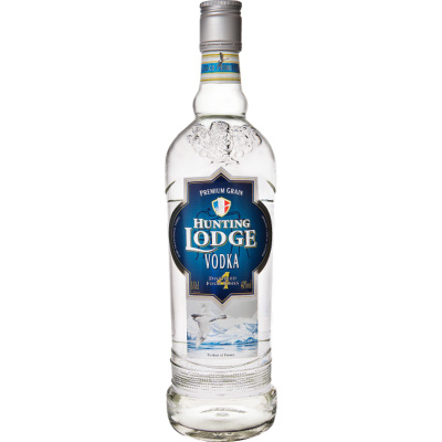 HUNTING LODGE premium vodka 4 times distilled 70cl France л.