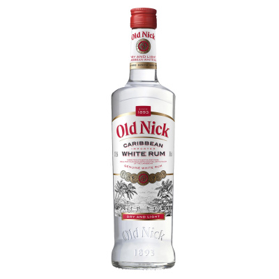 OLD NICK white caribbean rum 70cl France л.