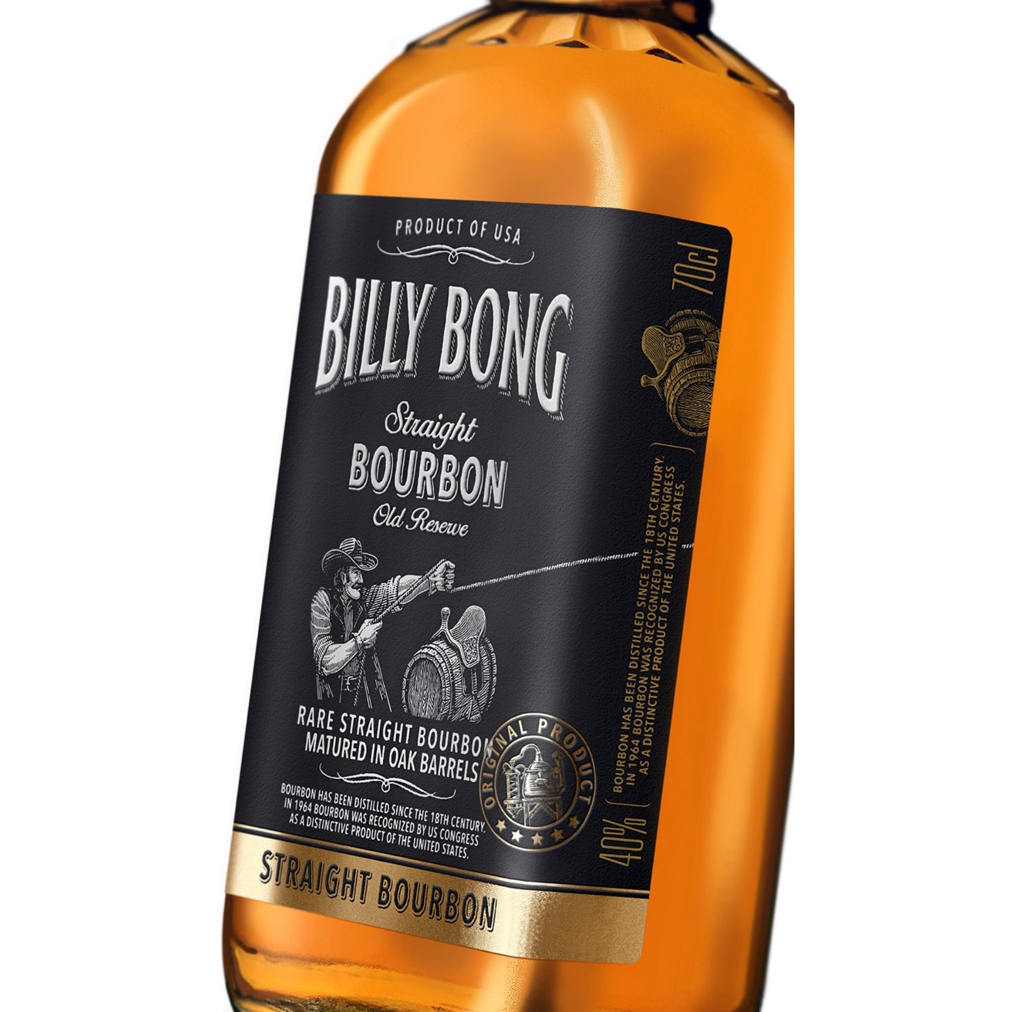 BILLY BONG Straight Bourbon 70cl 0.700 л.