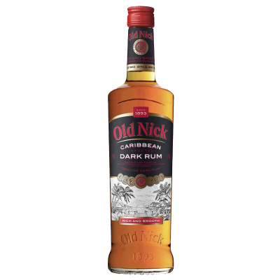 OLD NICK dark caribbean rum 70cl France л.